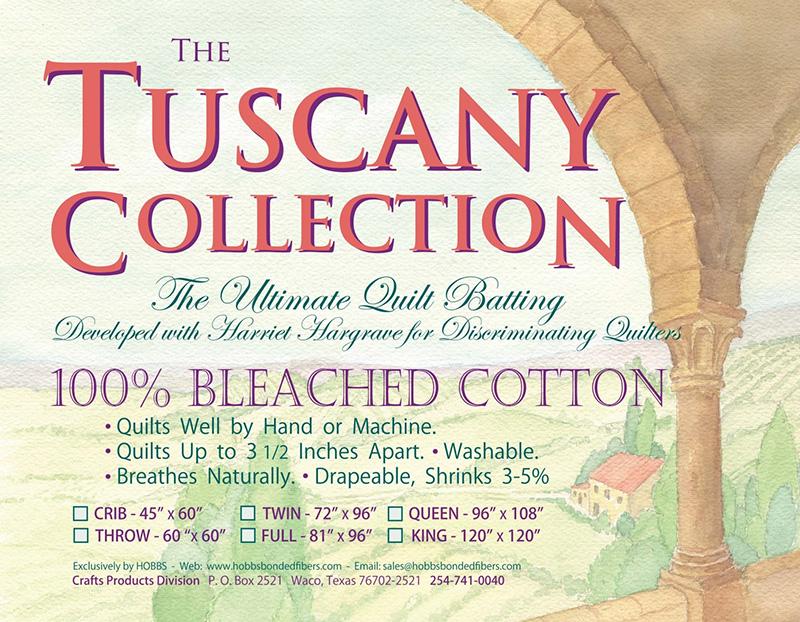Twin (72"x96") - 100% Bleached Cotton Batting