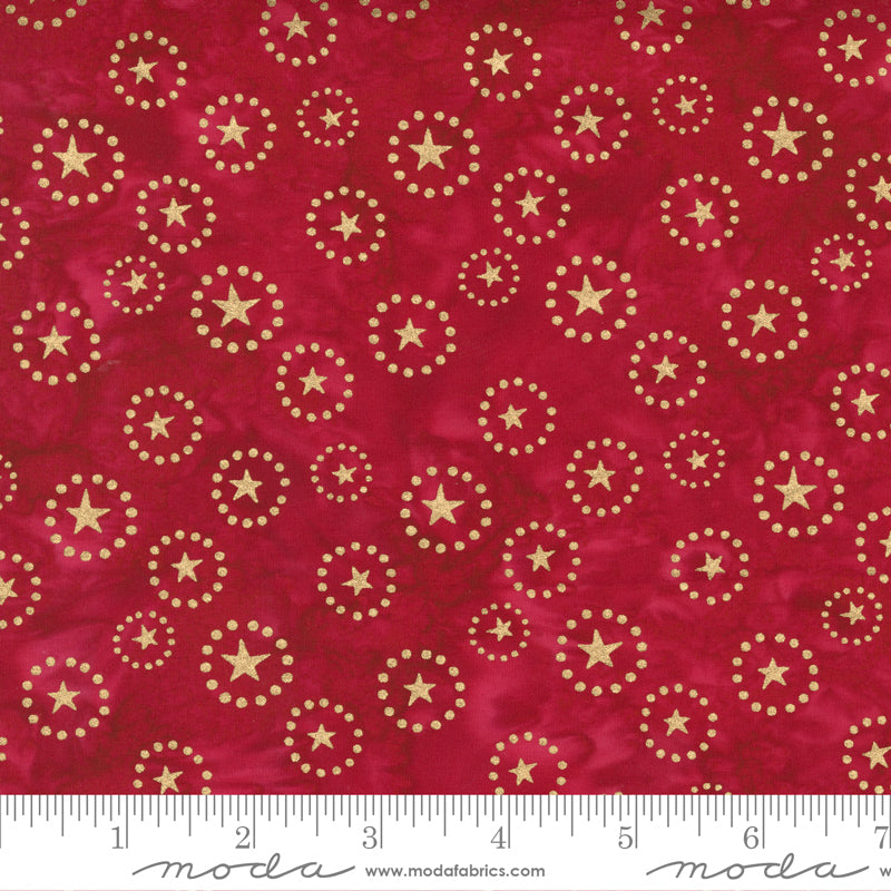 Felicity Metallic Red Batik 27311 180M