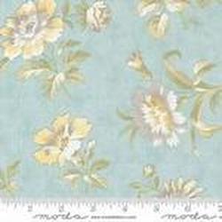 Moda 3 Sisters Honeybloom Quilt Fabric Blooming Style 44340/12 Water
