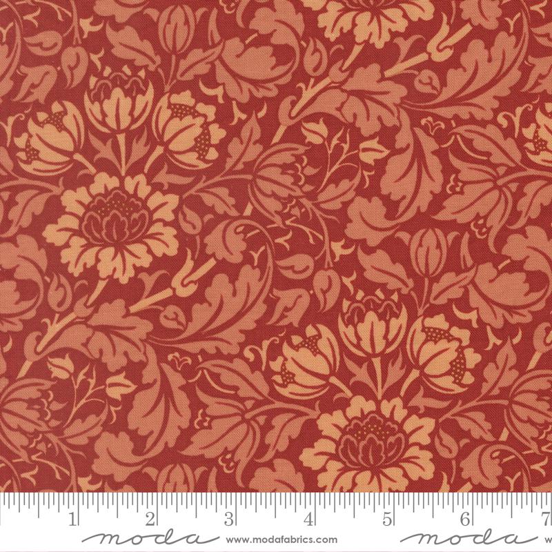 Morris Muse by Barbara Brackman - Russet