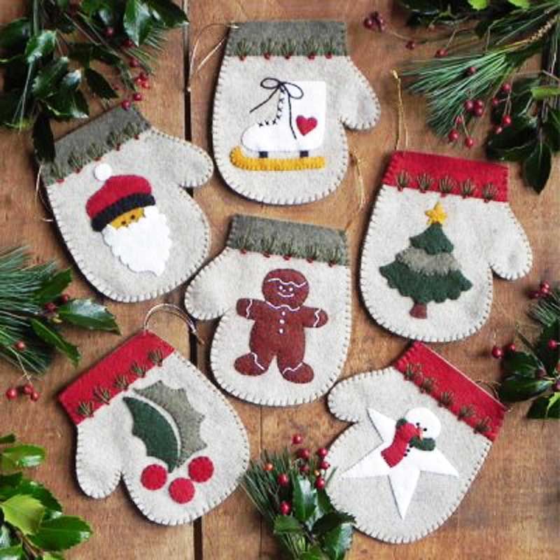 Warm Hands - Kit to Make 6 Ornaments